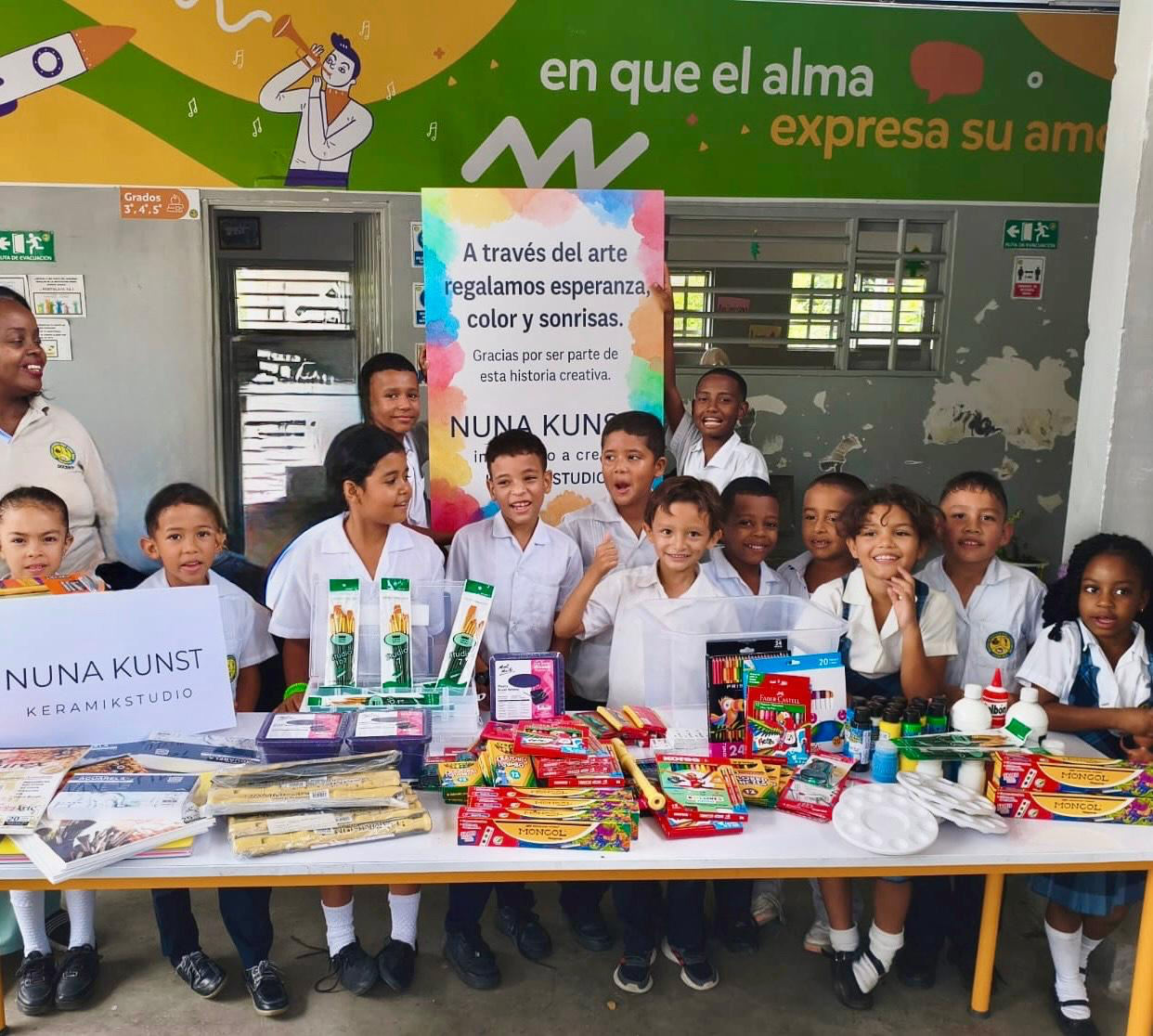 NUNA KUNST soziales Projekt in Guacarí, Kolumbien